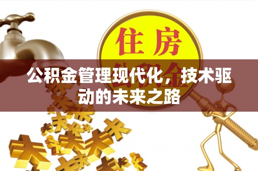环翠公积金管理现代化，技术驱动的未来之路